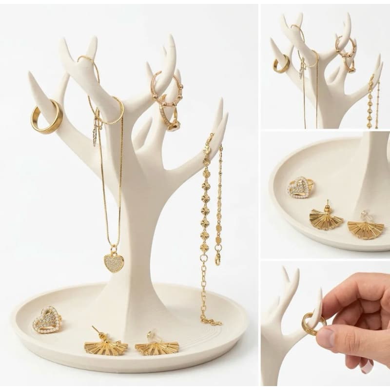Porta Joias Árvore Minimalista - Organizador Decorativo 3D