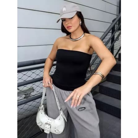 Cropped Tomara que Caia Feminino Suplex Premium Sem Transparência Moda Blogueira 2026