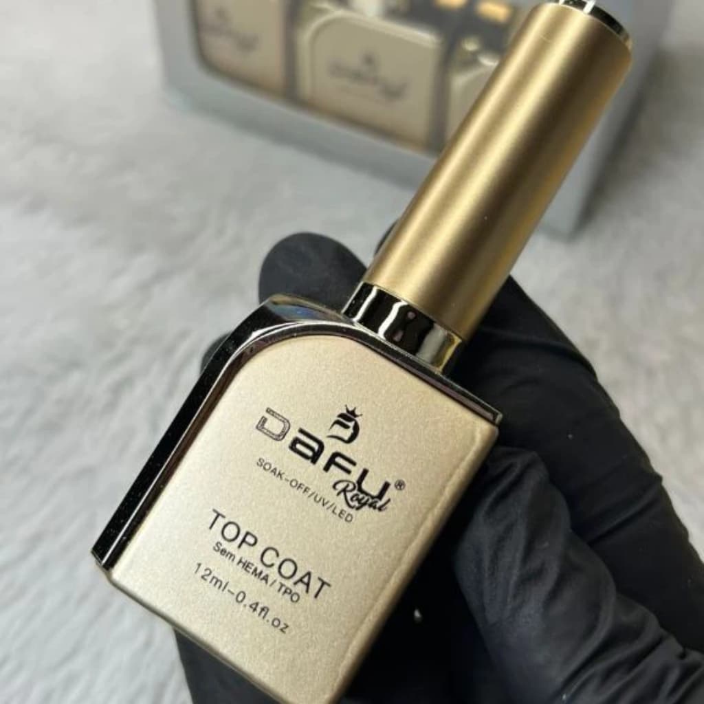Top Coat luxo e brilho para esmalte em gel - SEM HEMA E SEM TPO - DAFU