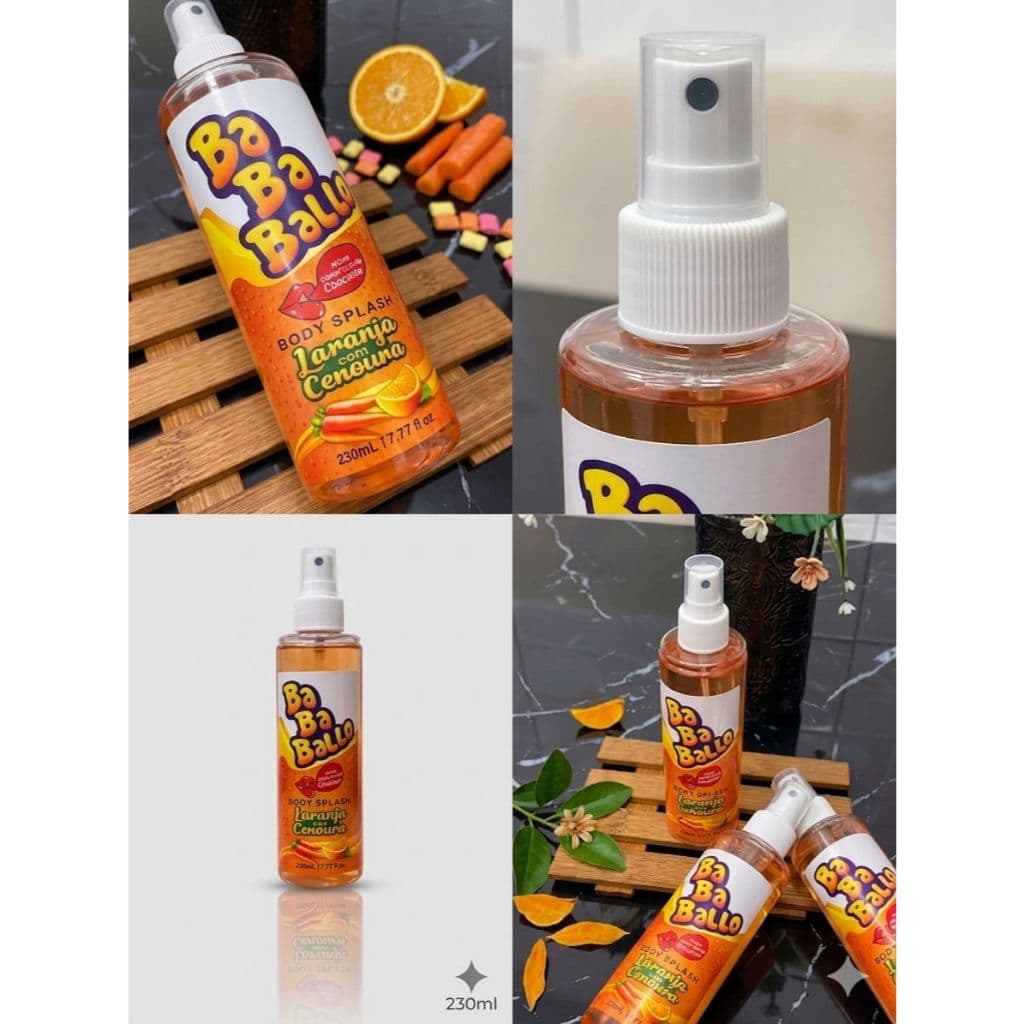 BODY SPLASH corporal com cheiro de CHICLETE 230ml