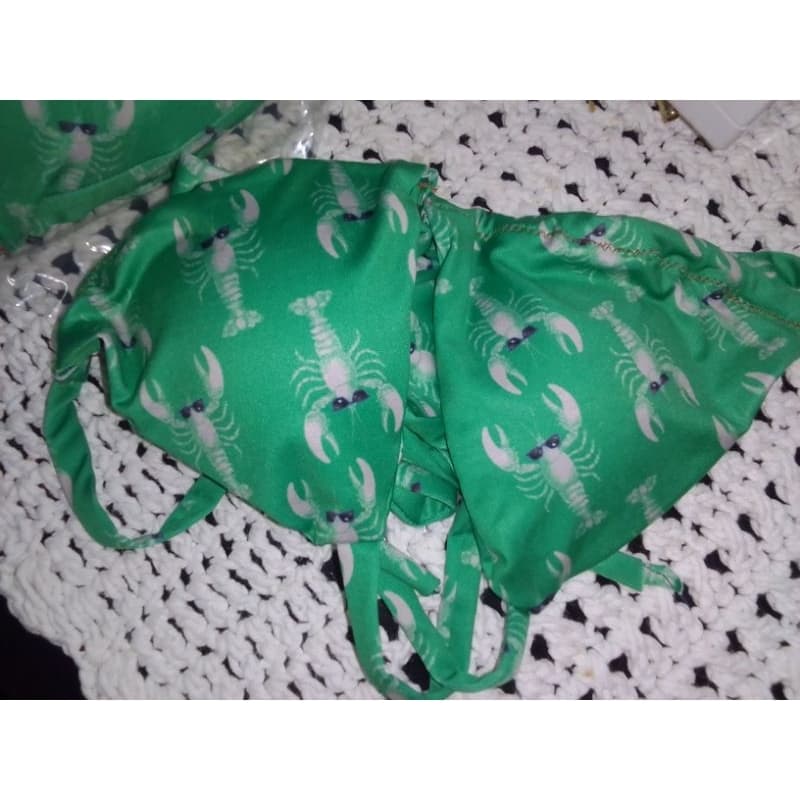 o conjunto de biquini cortinhinha estampados tamanho P M