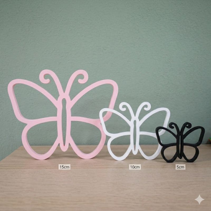 Borboleta Decorativo 3D Decoração Casa Moderno Festas Casamentos Aniversário Enfeite Quarto Infantil Presente Perfeito