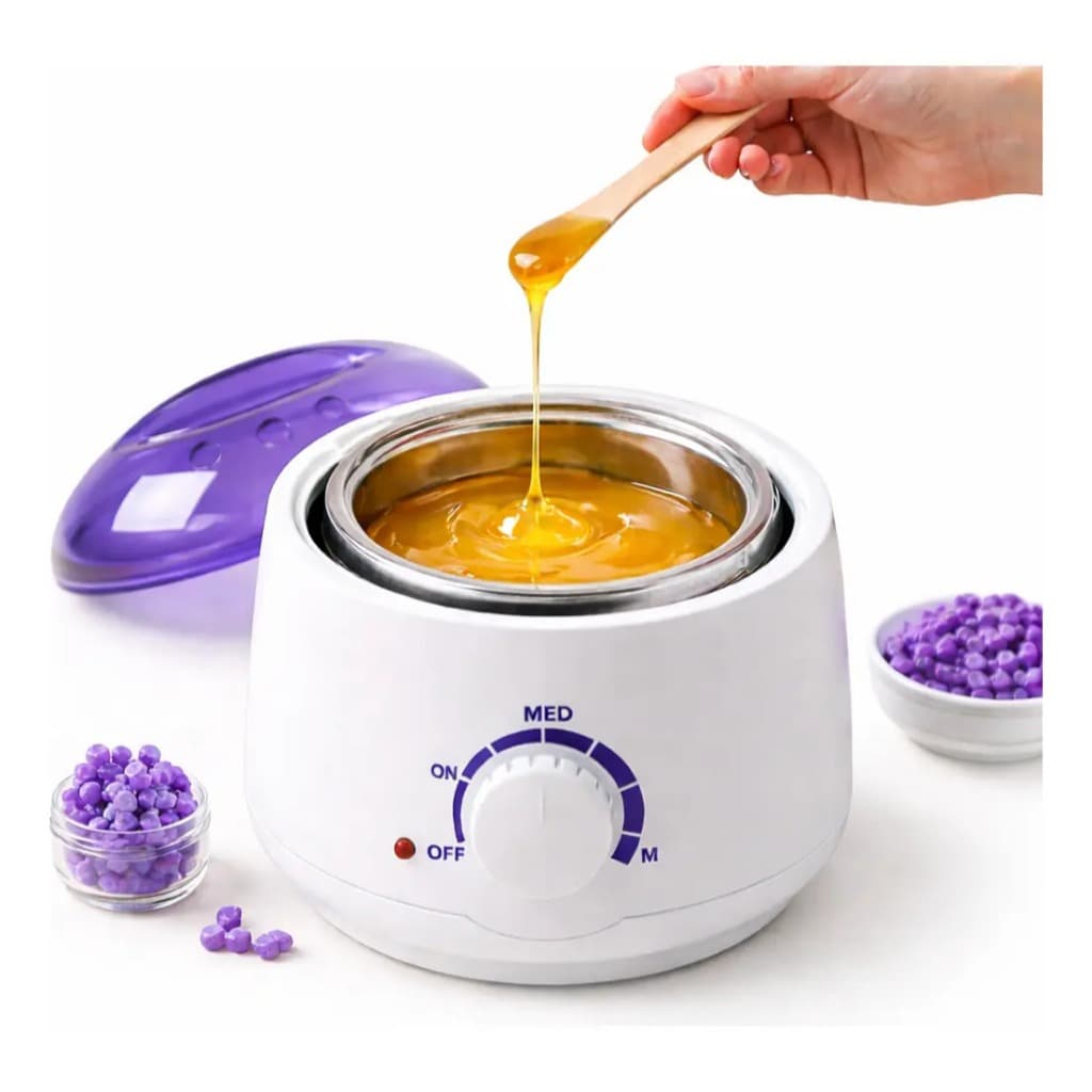 Aquecedor De Cera Quente Panela Elétrica Depilaçao Bivolt 127/220v Branco