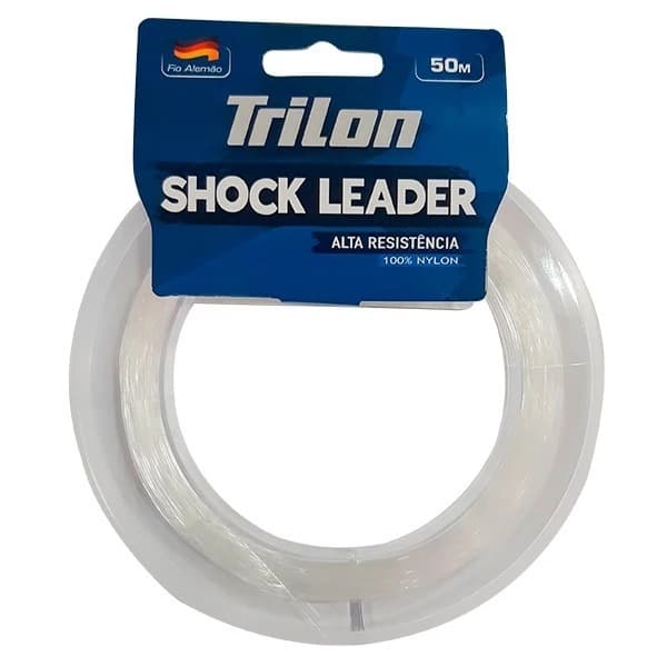 Linha de Pesca P/ Chicote Trilon Leader 50 Metros Mazzaferro - Várias Medidas