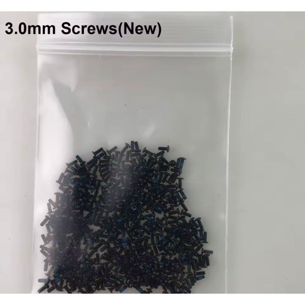 Kit 20 Parafusos 3mm Preto Reparo Celular Sam Moto Redmi