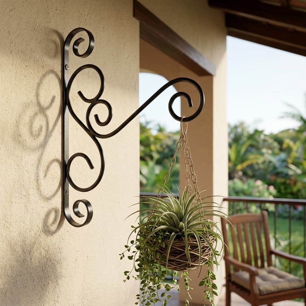 Suporte para Plantas e Vasos Estilo Colonial – Decoração Elegante para Jardim30x29cm