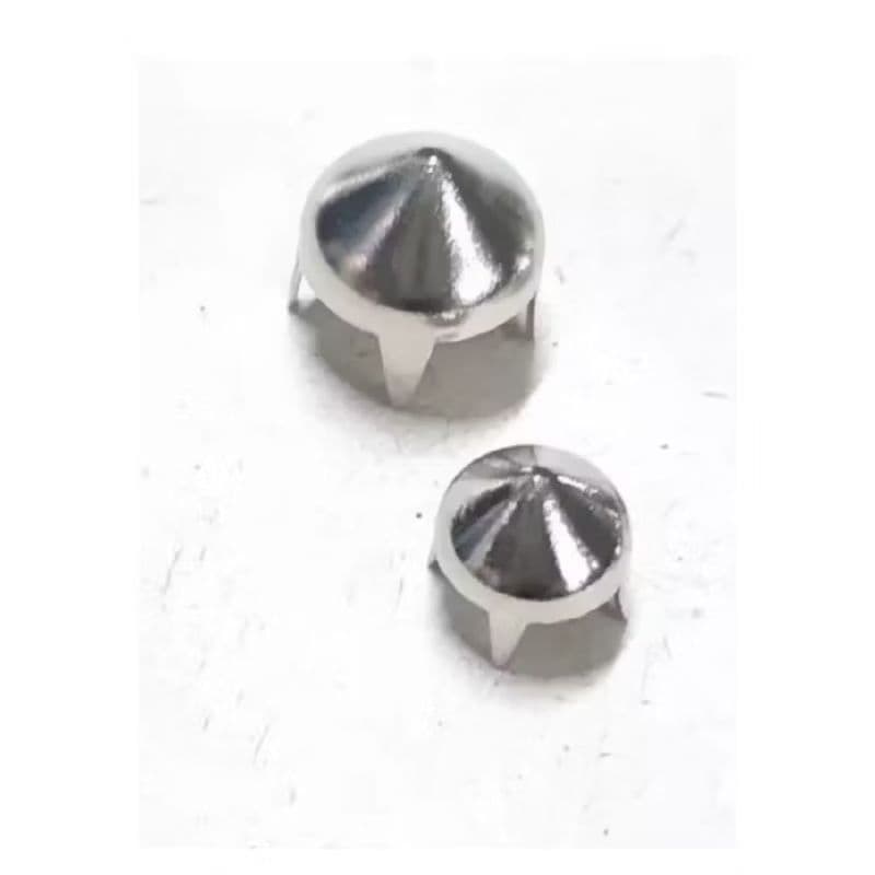 Grampo Spike tachas cravo Baxmann, 9,5 mm para customização com 100 unidades.