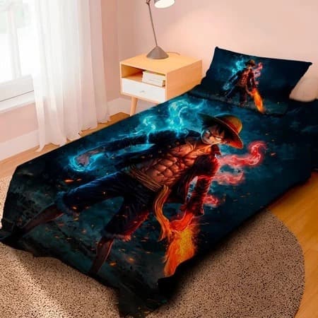 Lençol Cobre Leito Cama De Solteiro + Fronha One Piece