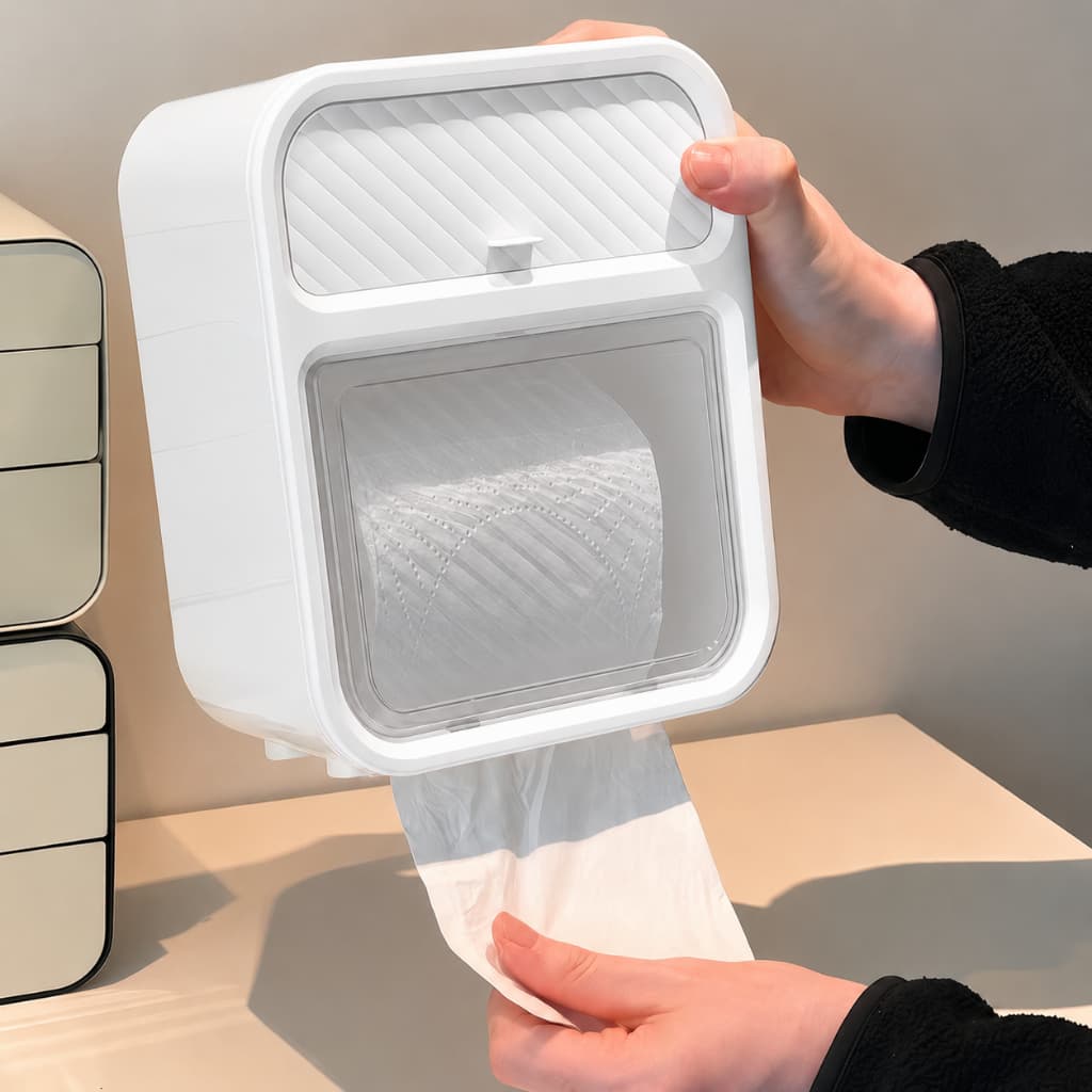 Caixa de papel higiênico Suporte papel Banheiro