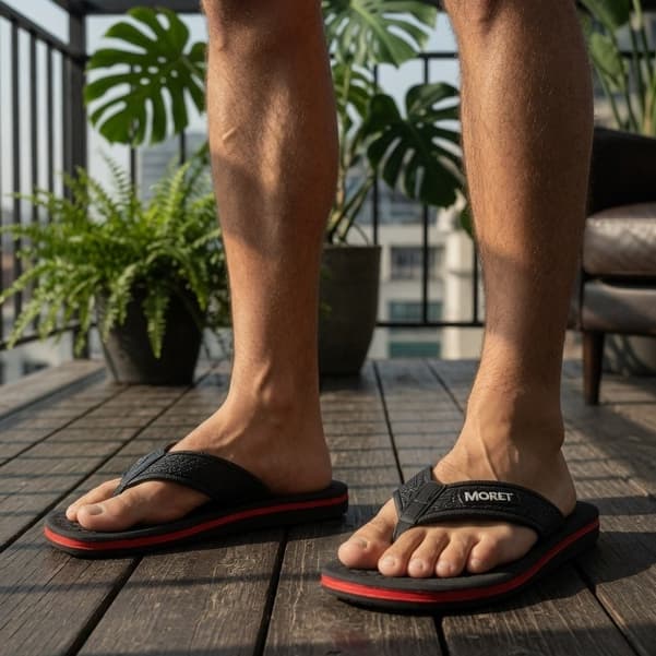 Chinelo Moret Leve e Macio Acabamento Premium Para Homens e Mulheres