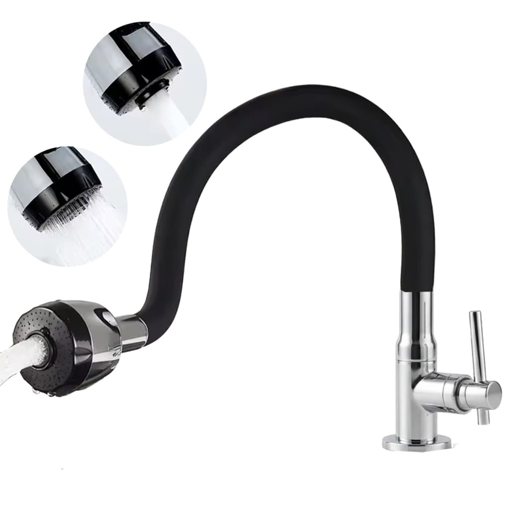 Torneira Para Pia de Cozinha Com Spray Chuveirinho Torneira Flexivel para Cozinha Dupla Função