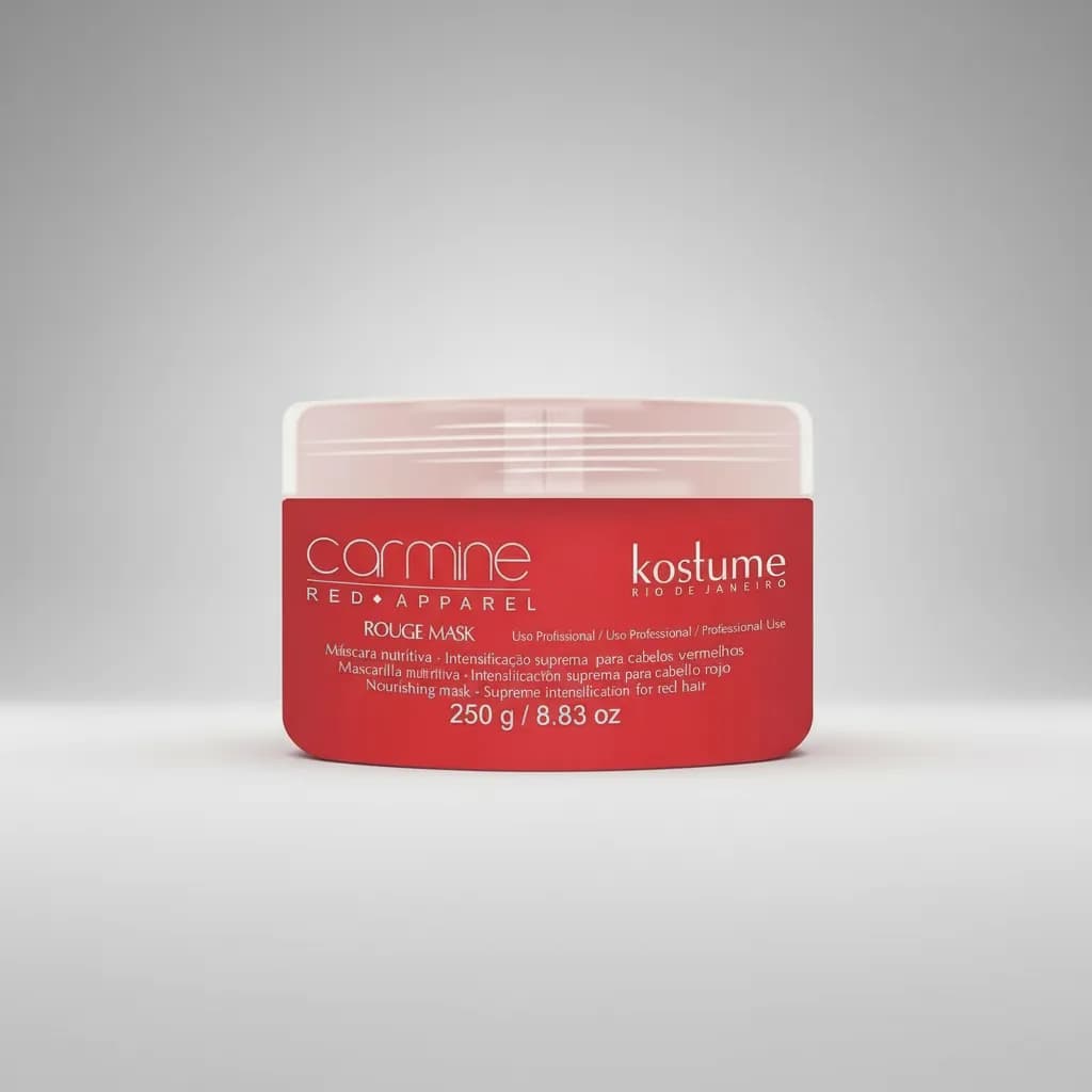 Kostume Kolor Carmine Rouge - Máscara Intensificadora para Cabelos Vermelhos 250gr