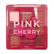 Paleta De Sombras Pink Cherry Linha Rosa Ruby Rose Hbe2202 - Alta Pigmentação e Fácil Aplicação