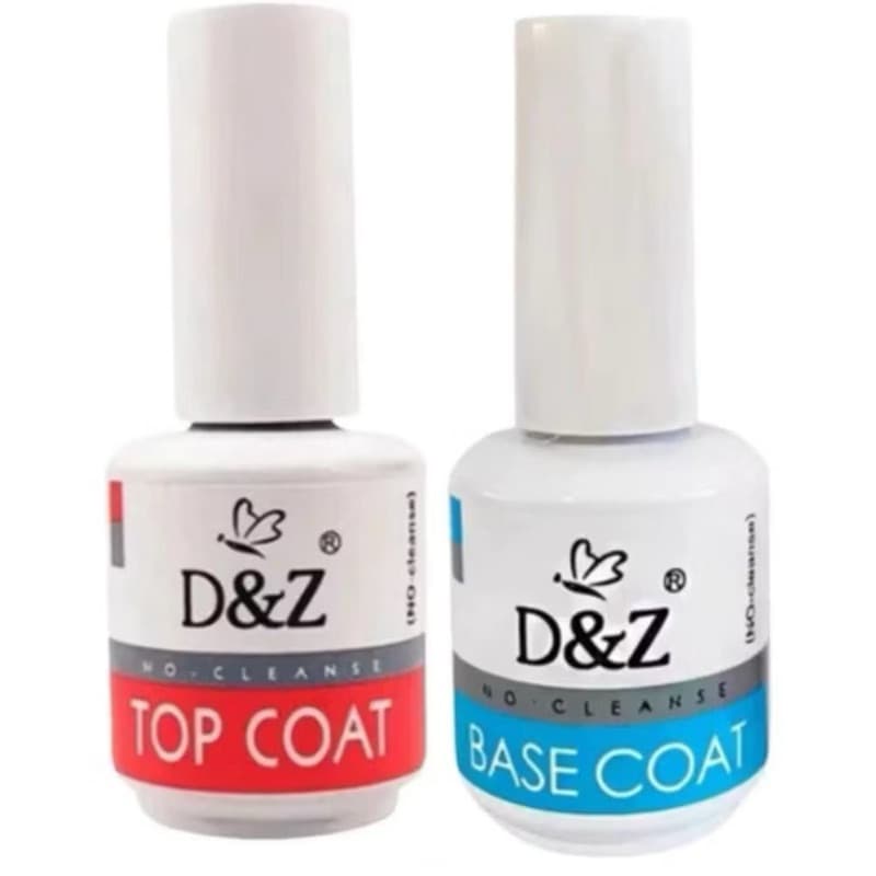 Kit finalizador Top Coat + Base Coat Acabamento Profissional