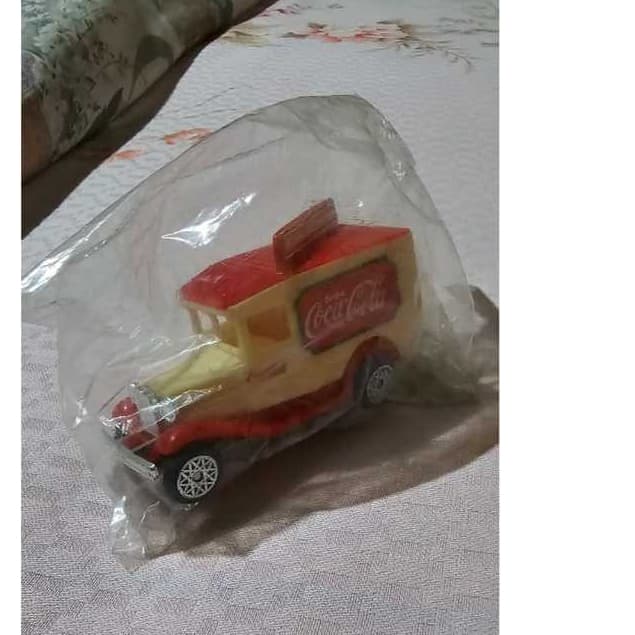 NOVO Carrinho Caminhão Promocional Coca Cola Bege anos 1990