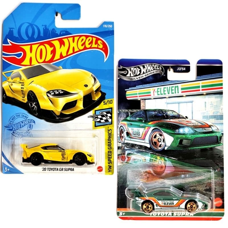 Hot Wheels carrinho coleção Toyota, Supra, Celica, Corolla, Tacoma pickup