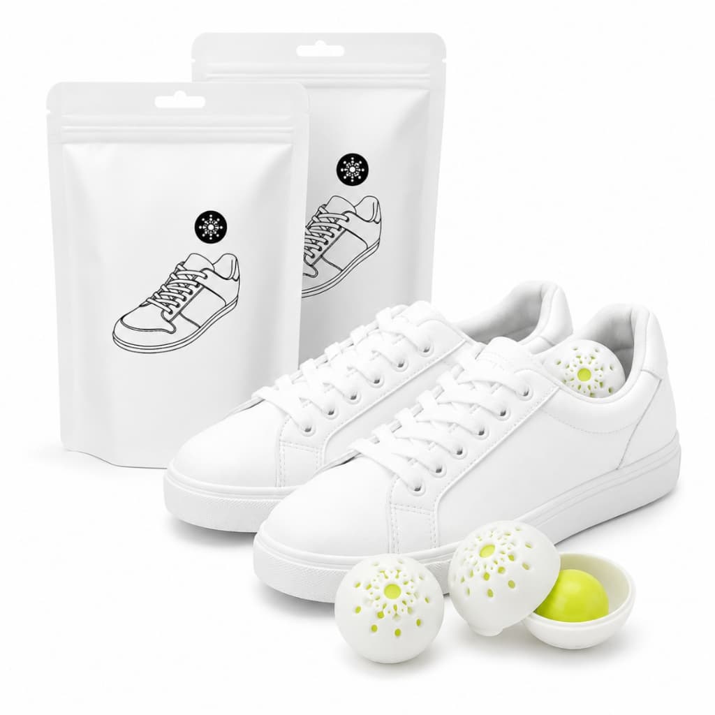Bolinha Anti Odor Para Tênis Sapato Mochila Armário Neutralizador Mau Cheiro Kit 6 Ou 12 Unidades