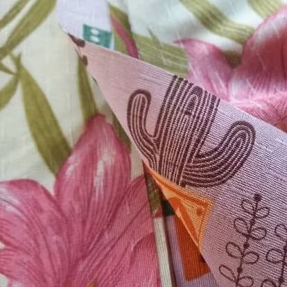 50 tiras SÓ de gorgurinho 100X13cm lindas estampas retalhos para tapetes