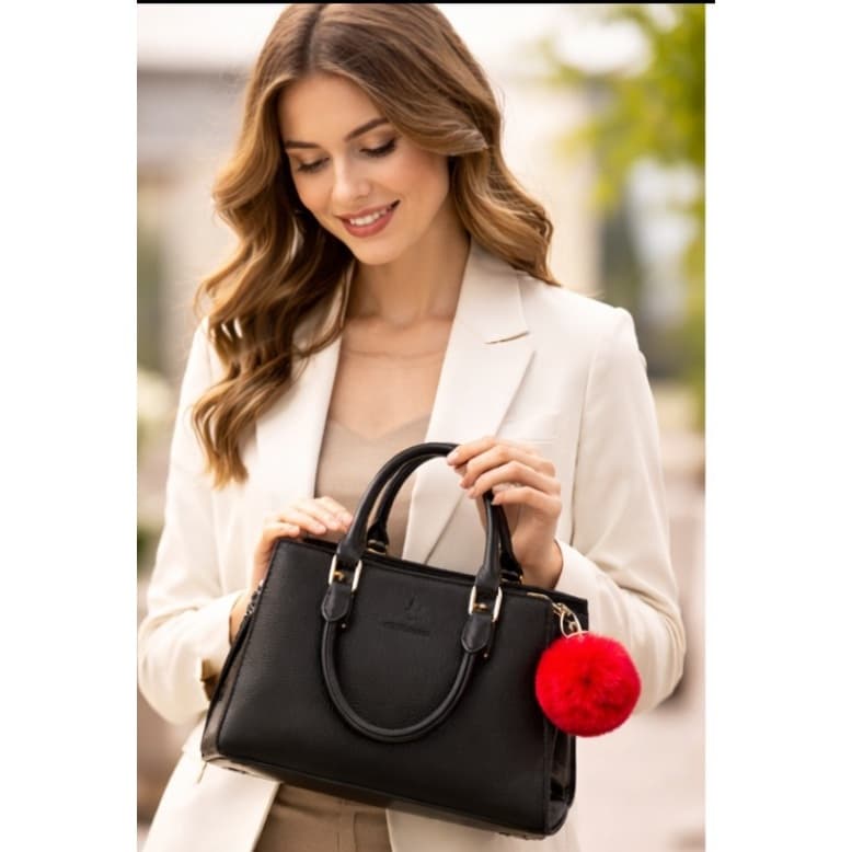 Bolsa Elegante Média couro sintético reforçada, promoção, bolsa transversal