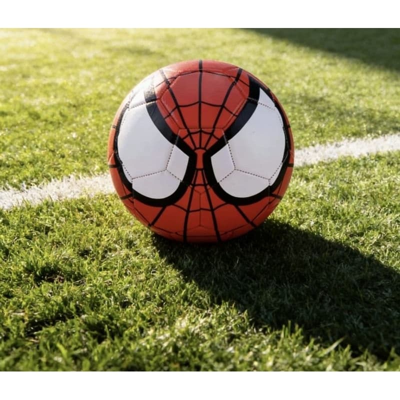 Bola Futebol Infantil Homem-Aranha Resistente Treino Jogos Brinquedo Criança