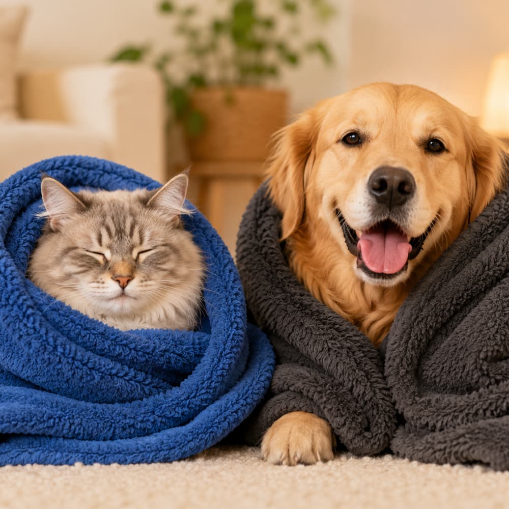 Cobertor Cachorro Gato Mantinha Quentinha Pelúcia Macia para Pets Inverno Felpuda Soft