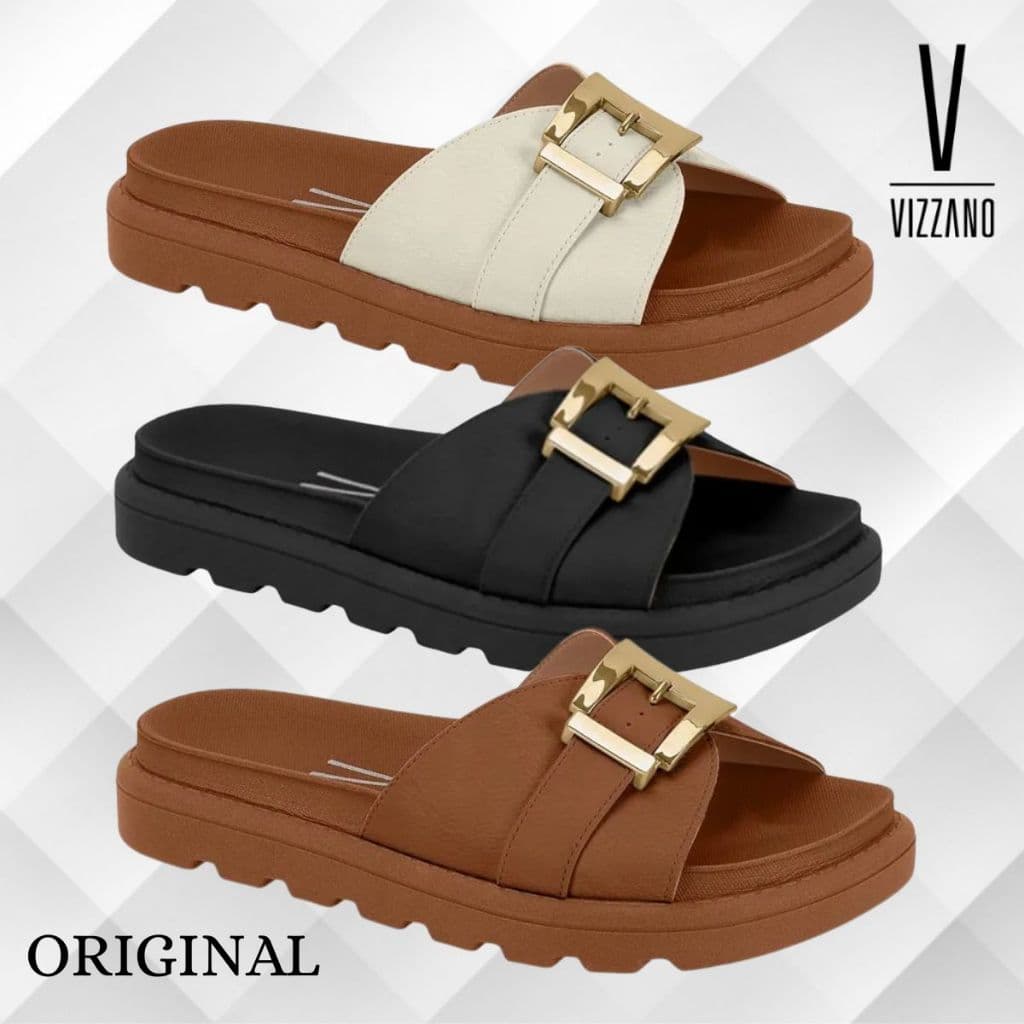 Papete Vizzano Feminino Original Fivela Tratorada Lançamento Tratorada
