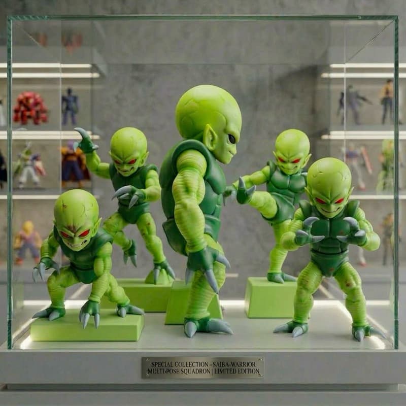Action Figure Saibaman 13Cm Saga Sayajin Homem Semente Dragon Ball Z
