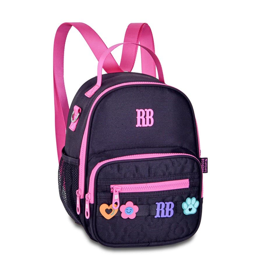 Lancheira Rebecca Bonbon 2 em 1 Infantil Mochilinha Tiracolo Térmica Escolar Oficial RB