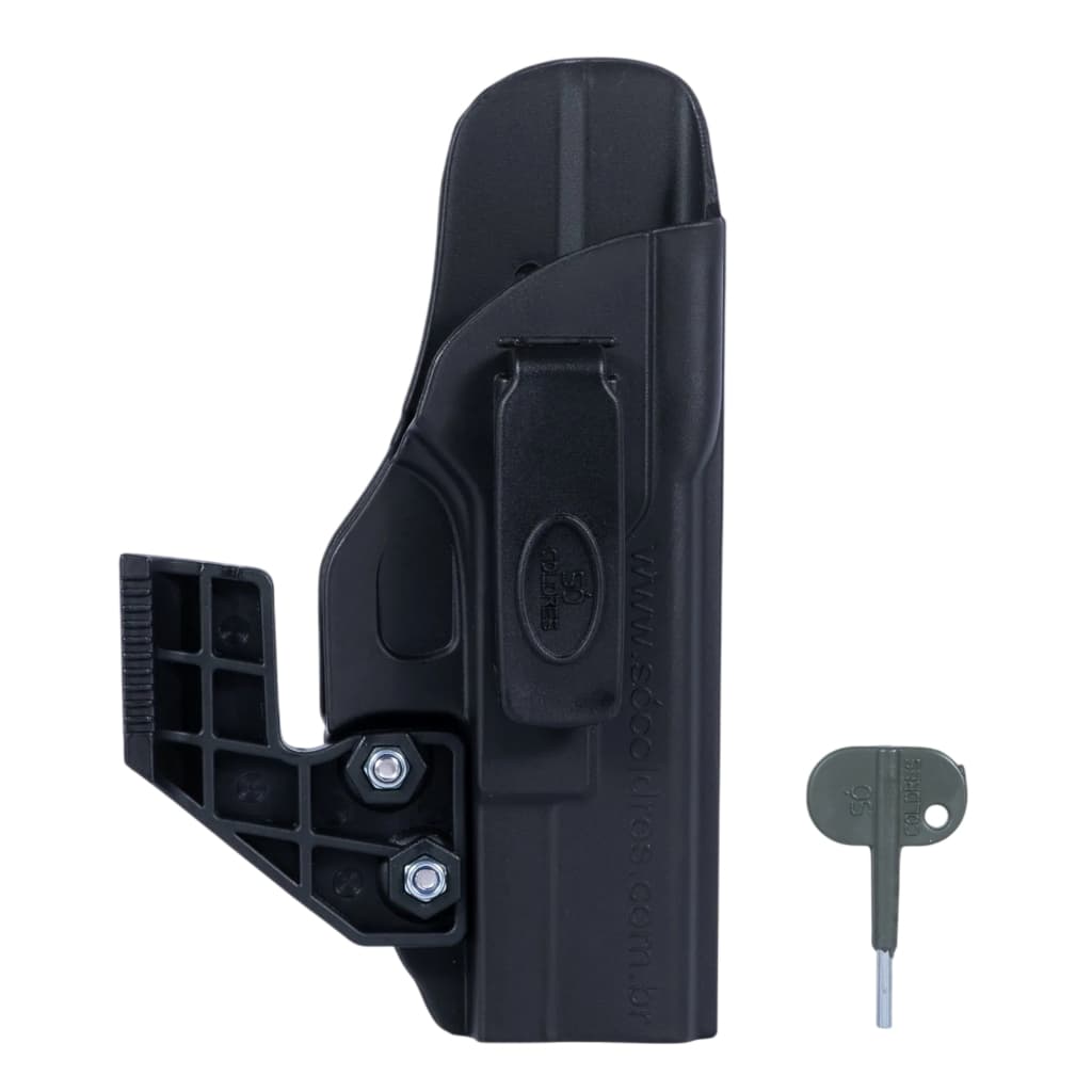 Coldre Velado Destro SC127 Linha Light | Glock G17 G19 G20 G21 G22 G23 G25 | Ajustável