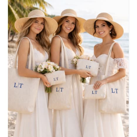 Kit Bolsa Praia + Necessaire Personalizada Feminina Presente Luxo