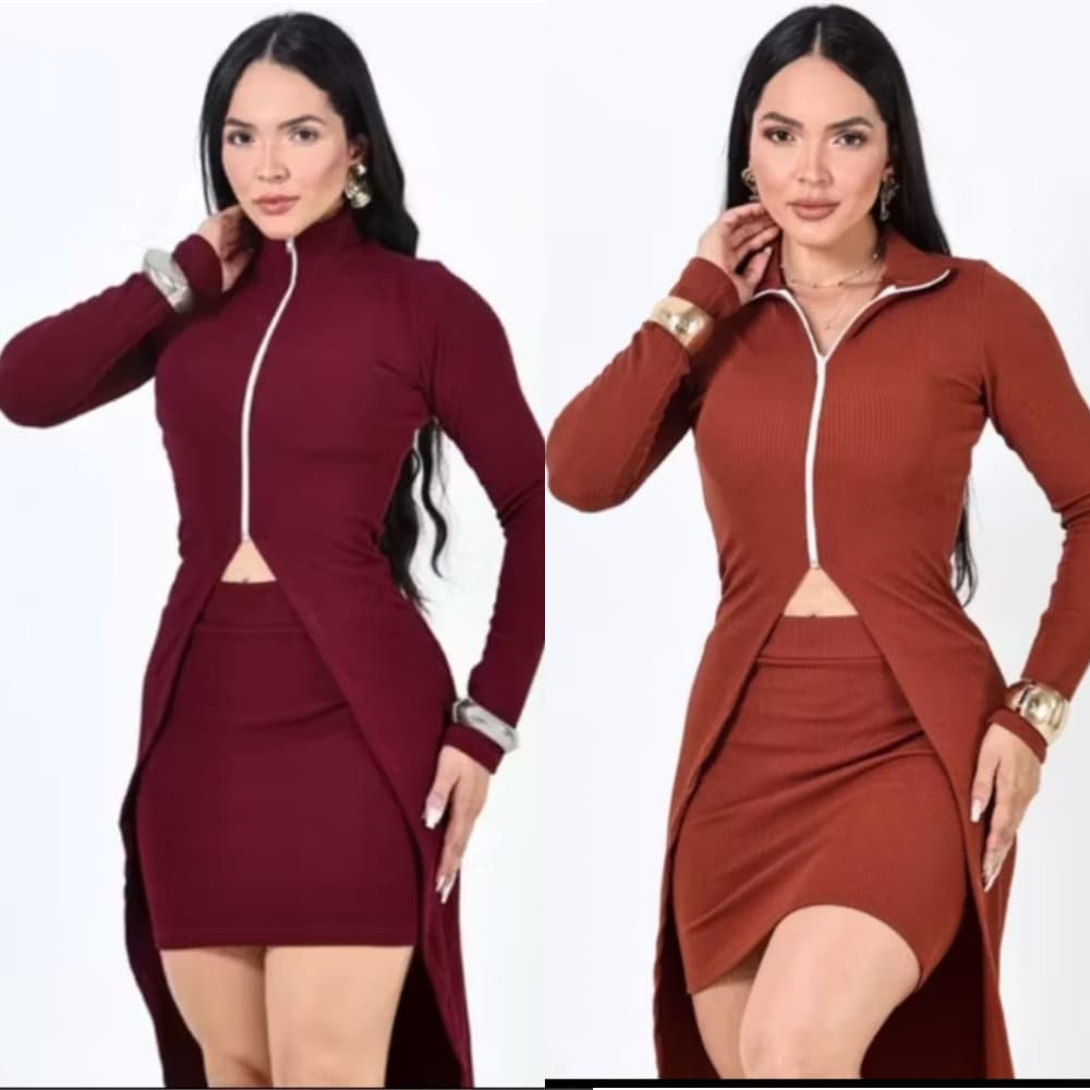 CONJUNTO CARDIGAN CON SIPER