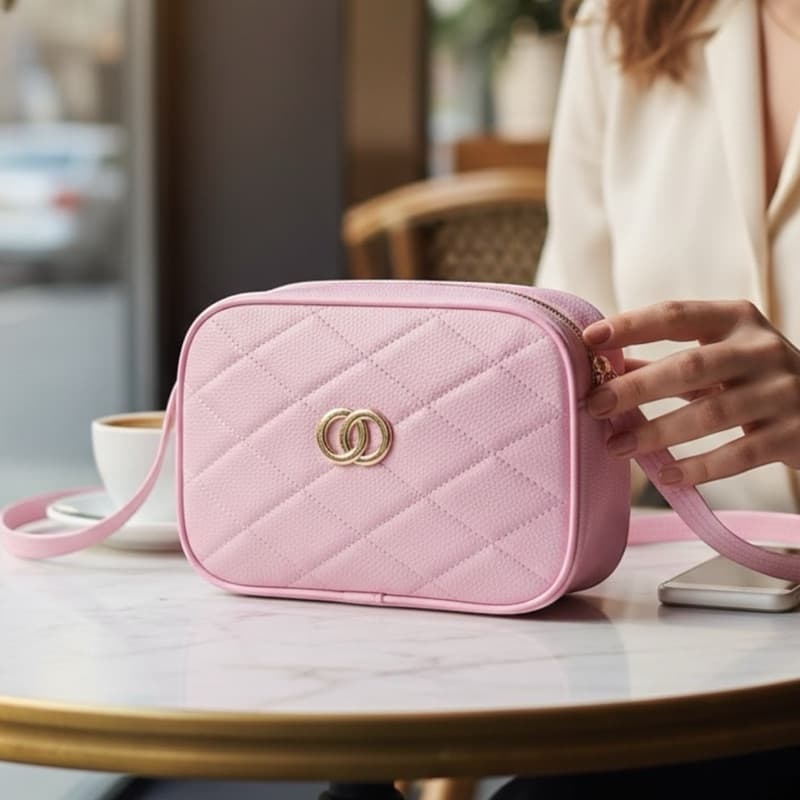 Bolsa Feminina Transversal Pequena Compacta Ideal para Dia a Dia