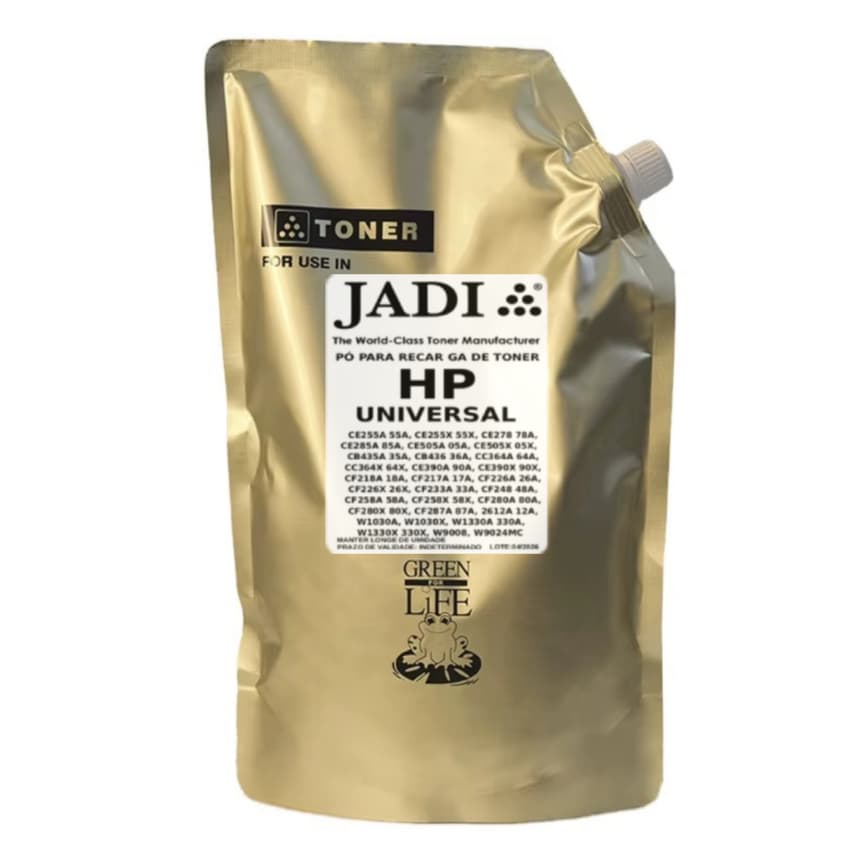 Pó em Refil Universal para Toner Hp CB435A/CB436A/CC364A/CC364X Jadi