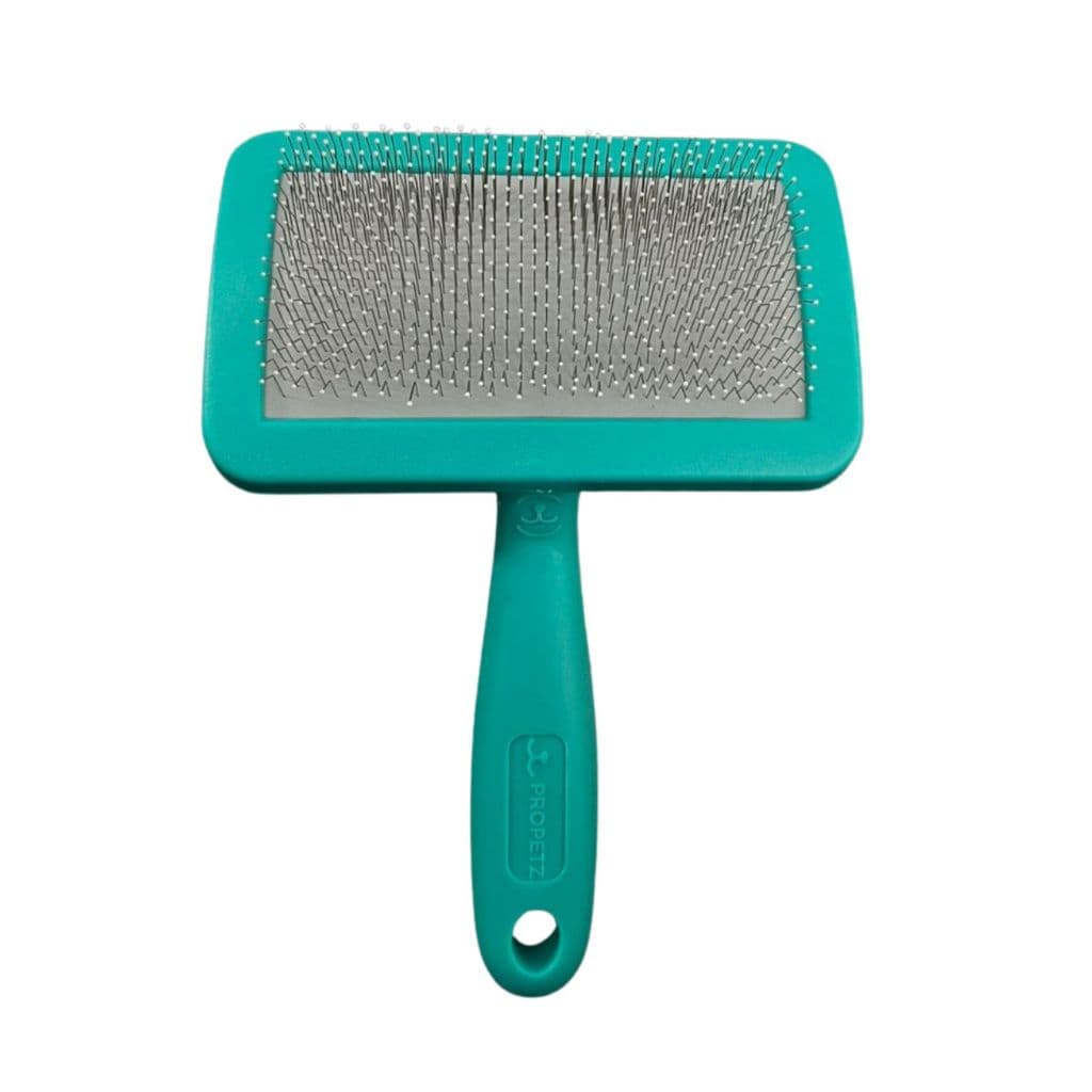 Rasqueadeira Curva Média com Bolinhas Azul Original - Propetz