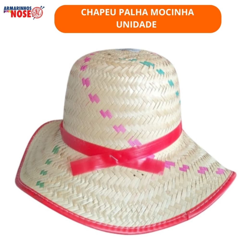 Chapeu Palha Mocinha Unidade