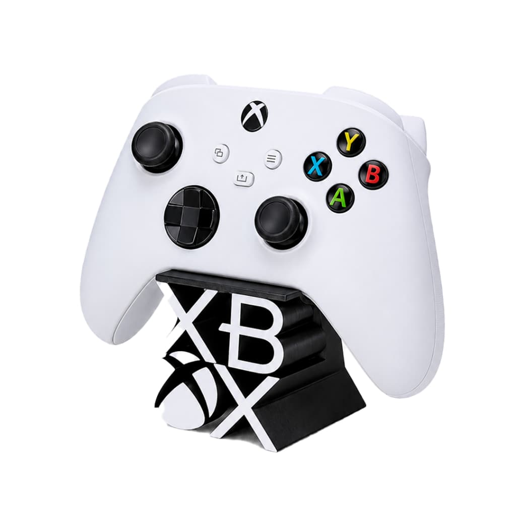 Suporte para Controle Xbox Series S X One | Organizador Gamer Bicolor Preto Branco com Logo Xbox | Base para Controle
