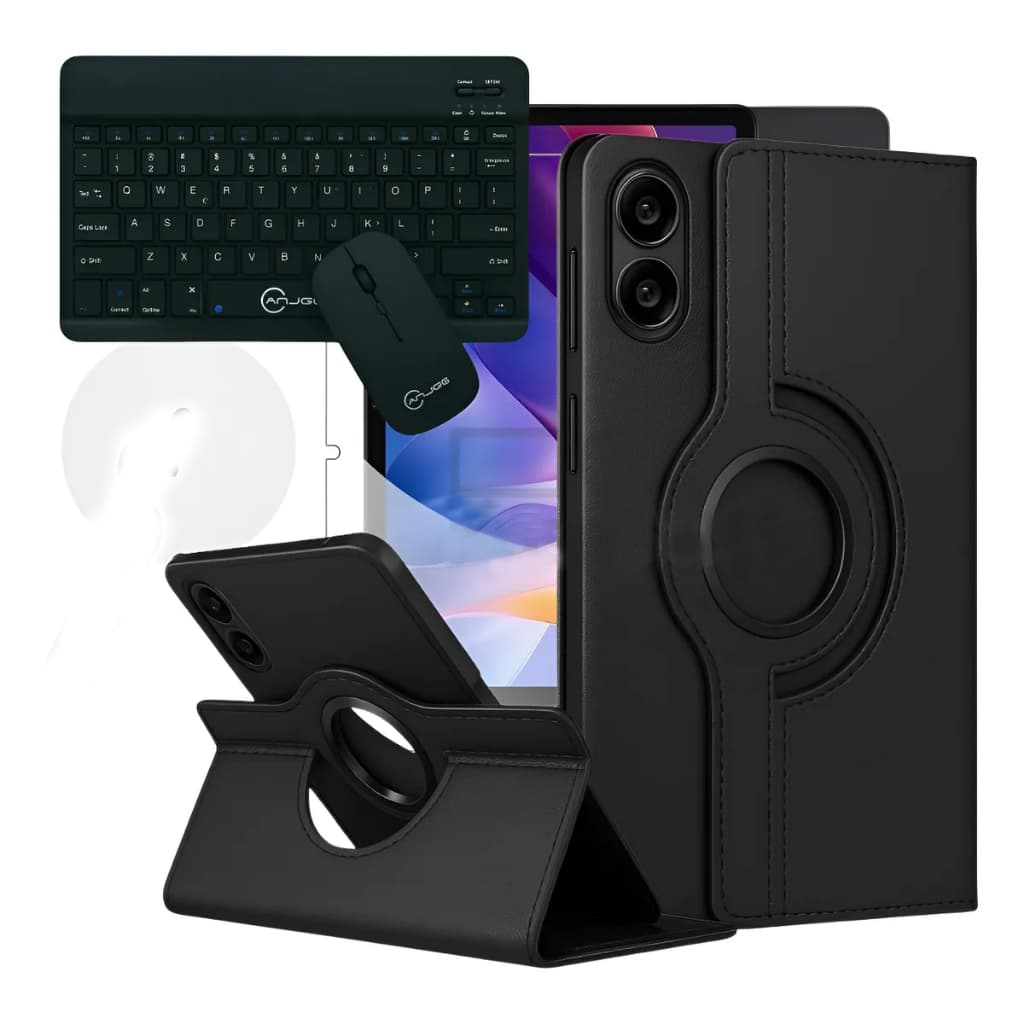 Capa Para Redmi Pad 2 Tela 11 - Kit Completo Premium Cor Preto