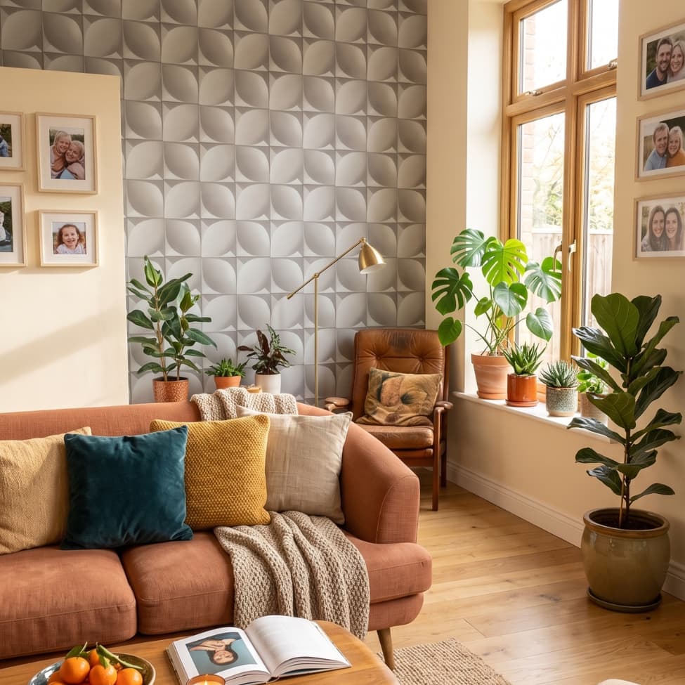Papel de Parede Decoração 5 METROS x 45CM Adesivo Autocolante Sala Promoção