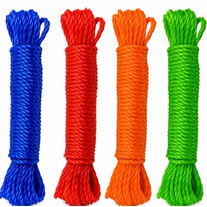 Corda para Varal 15 Metros x 4mm Cores Sortidas Western