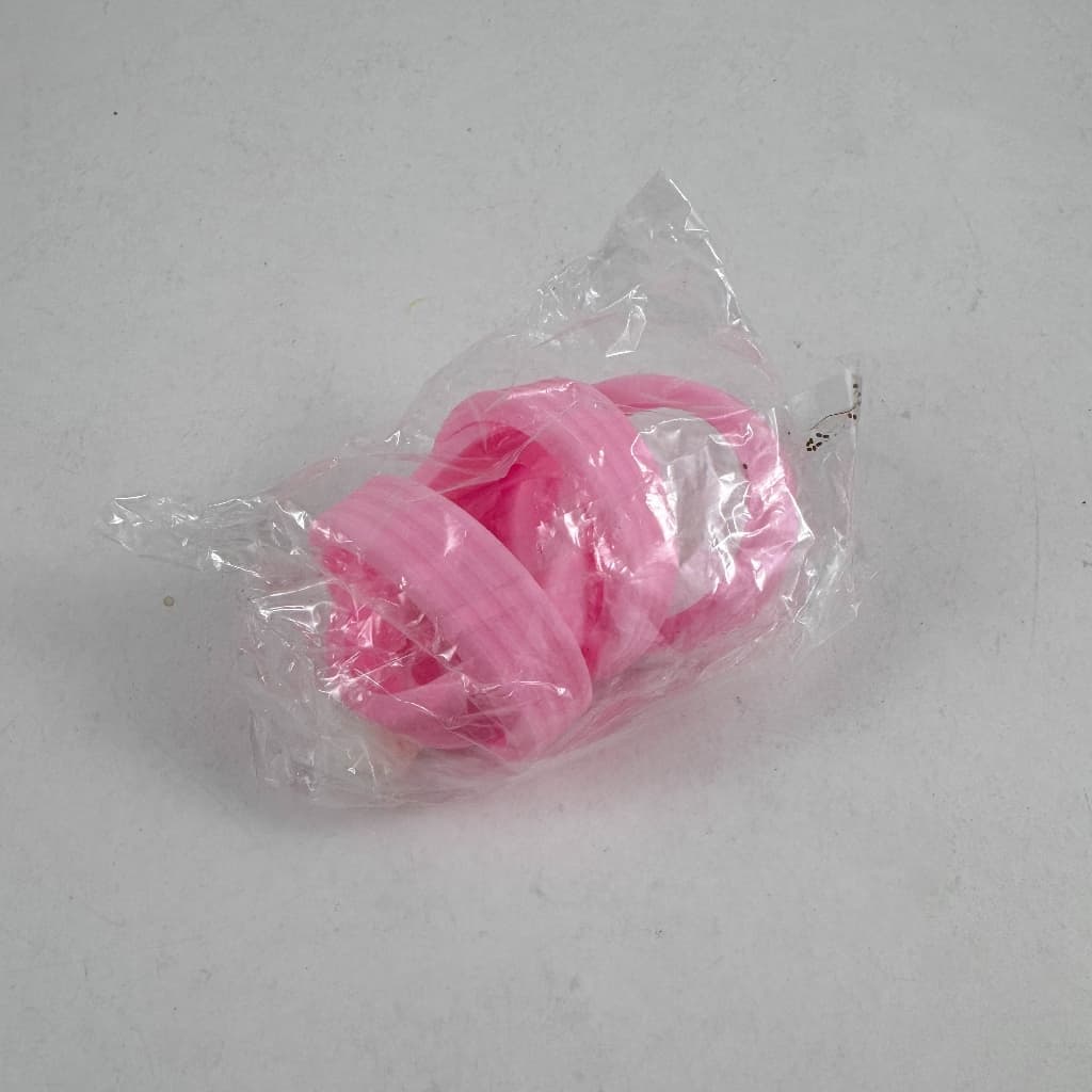 Protetores de silicone para rodízios de malas de bagagem com 4 peças rosa