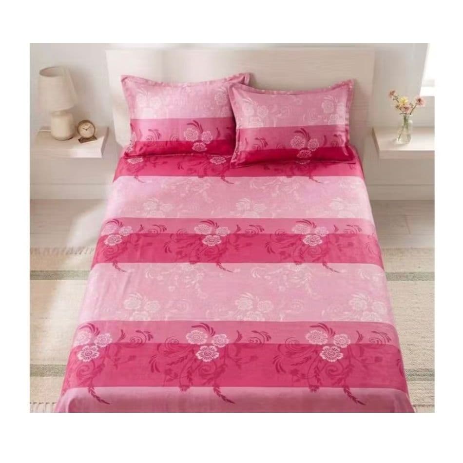 Jogo Lençol 3 Peças Cama Casal 2,20mx2,40m Microfibra Estampado 65 Gramas Macio Leve Confortável