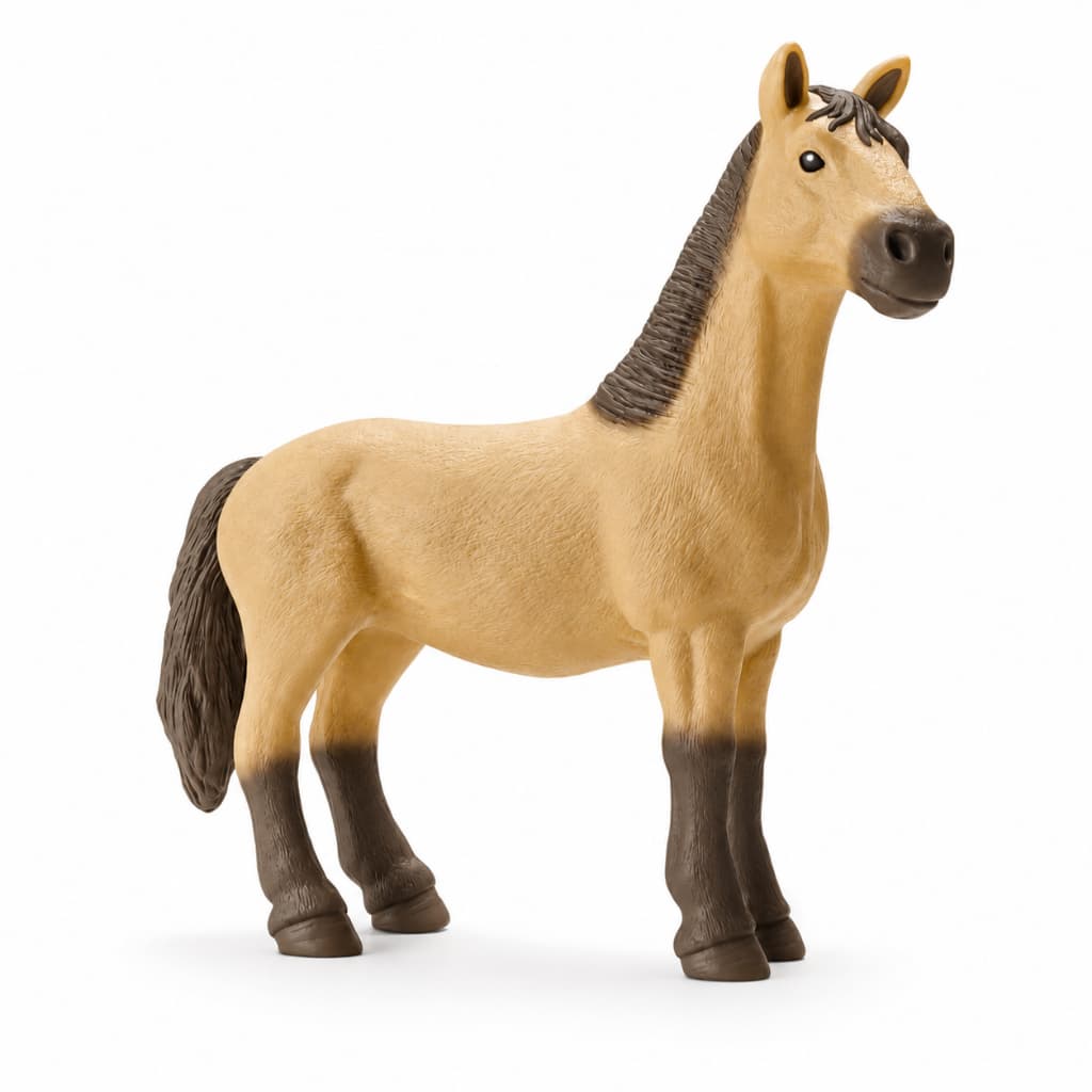 Brinquedo Cavalo Realista Vinil Macio Coleção Fazenda