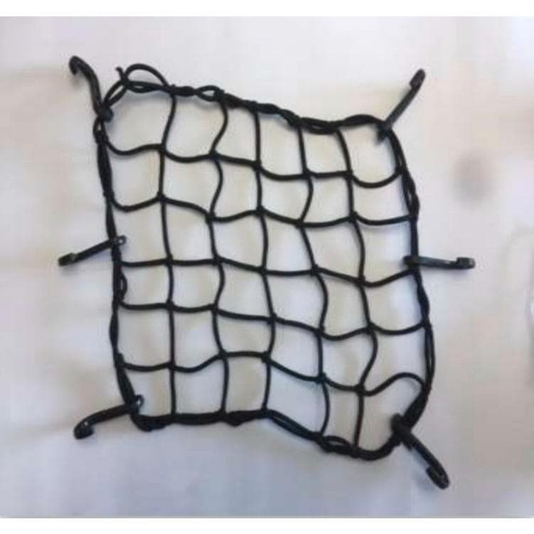 Rede Elástica Aranha Para Motos / Bagageiro 42x42 Preta