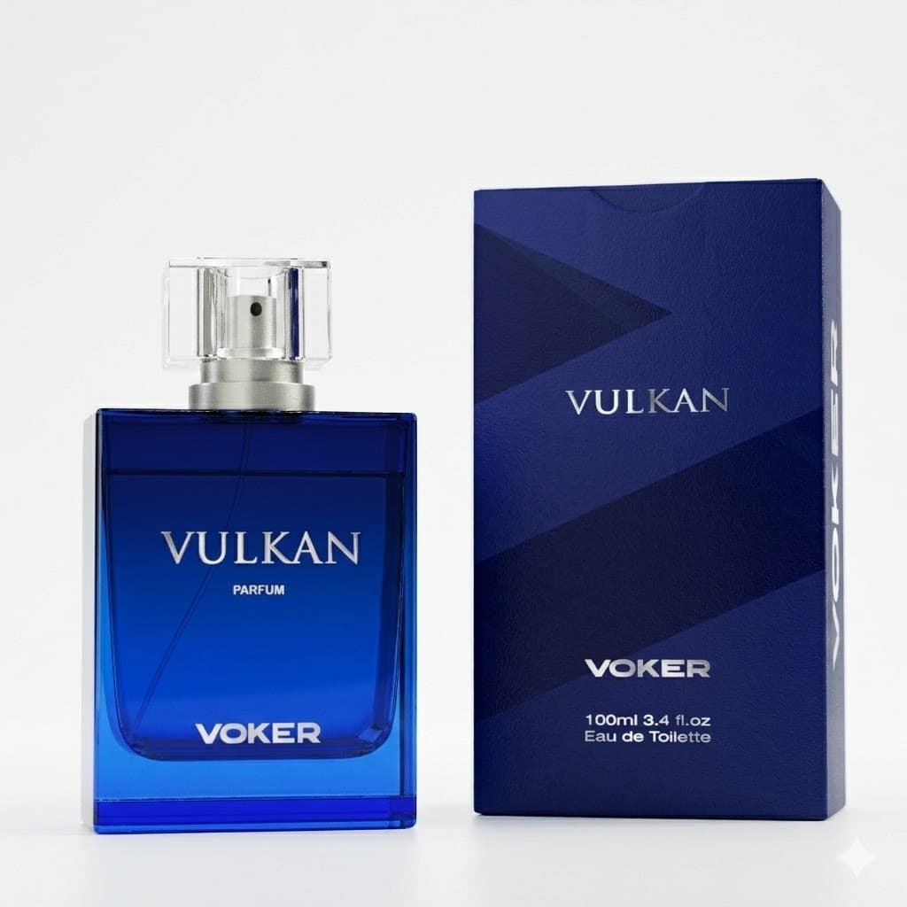 Perfume Masculino Voker Vulkan 100ml Fixação Intensa Fragrância que Contagia Original - Promoção !