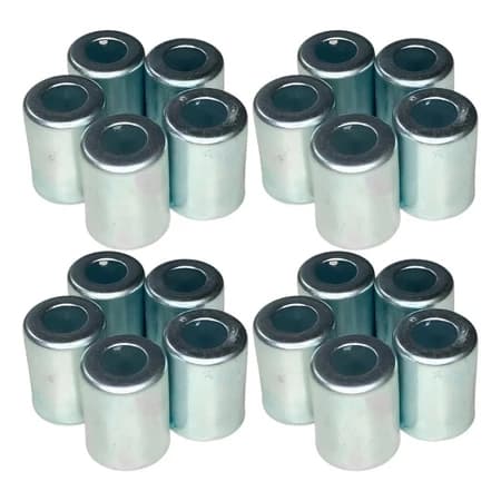 Caneca Clip Aço Mangueira Ar Condicionado Automotivo 06mm 08mm 10mm 12mm - 40 Unidades