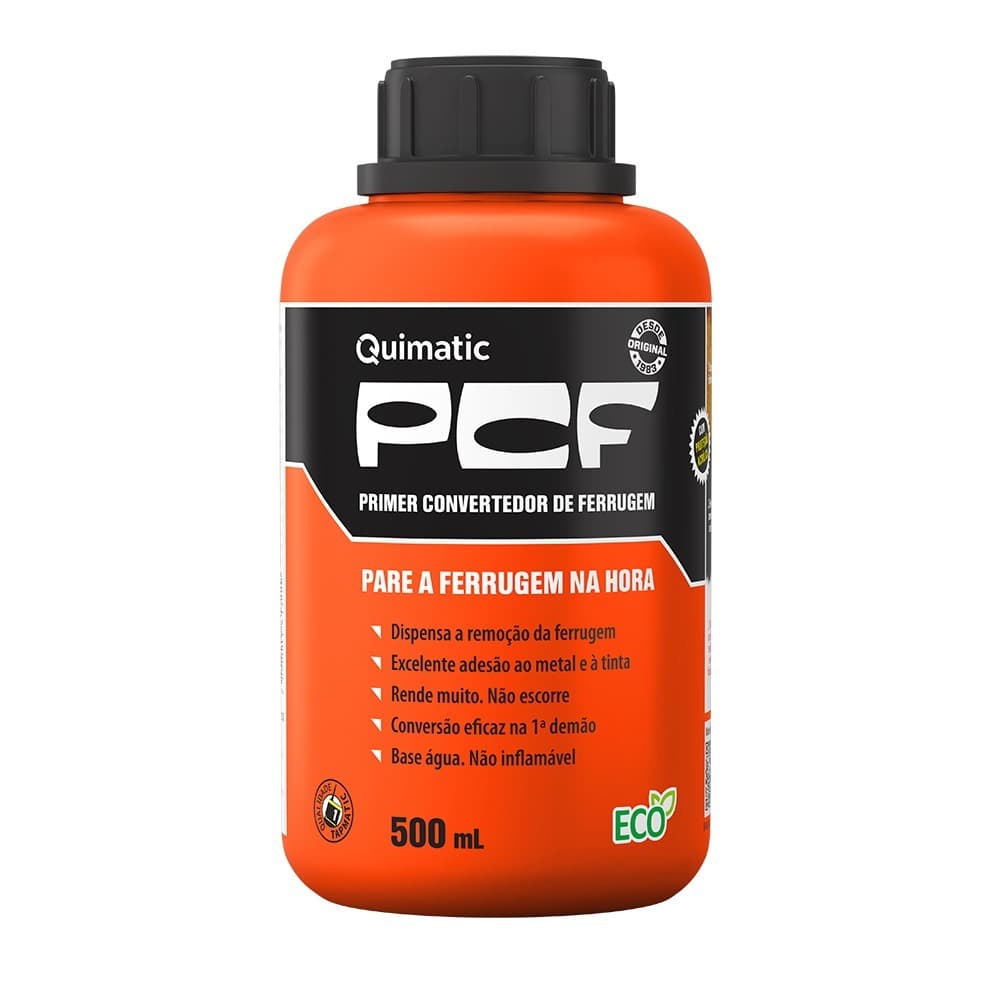 Pcf Fundo Convertedor De Ferrugem 500 Ml Quimatic