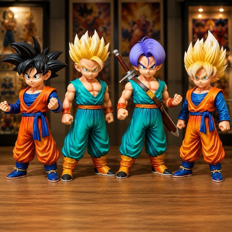 Action Figure Goten E Trunks Super Sayajin 18-20Cm Dragon Ball Z Banpresto
