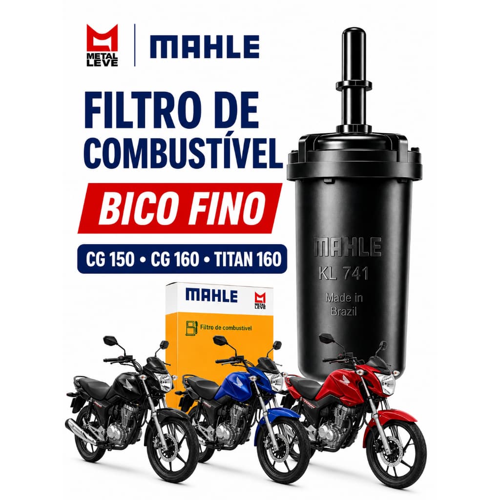 Filtro Combustível Mahle KL741 CG Fan Titan Bros XRE 190