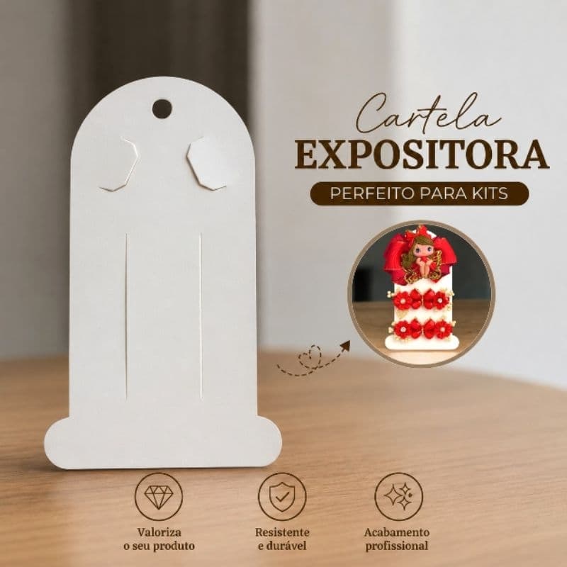 Cartelas para Kit Laços/Bico de Pato/Presilha/Hair Clips/Tag/Nuvem/Papeletas/Embalagem