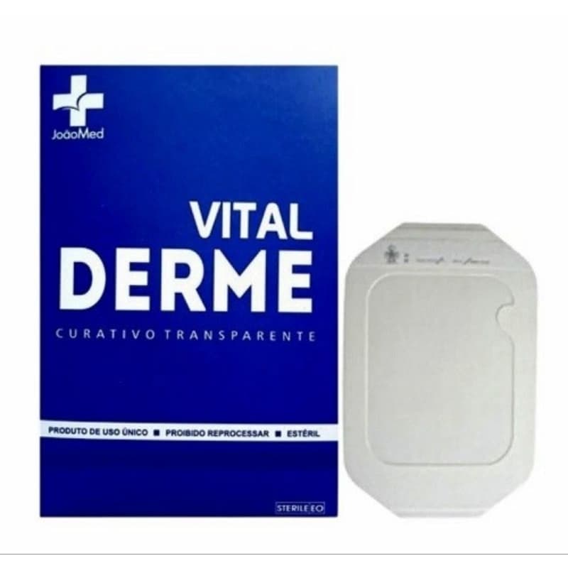 15 Curativo Filme Transparente Vital Derme - Impermeável e Respirável, 6cm x 7cm
